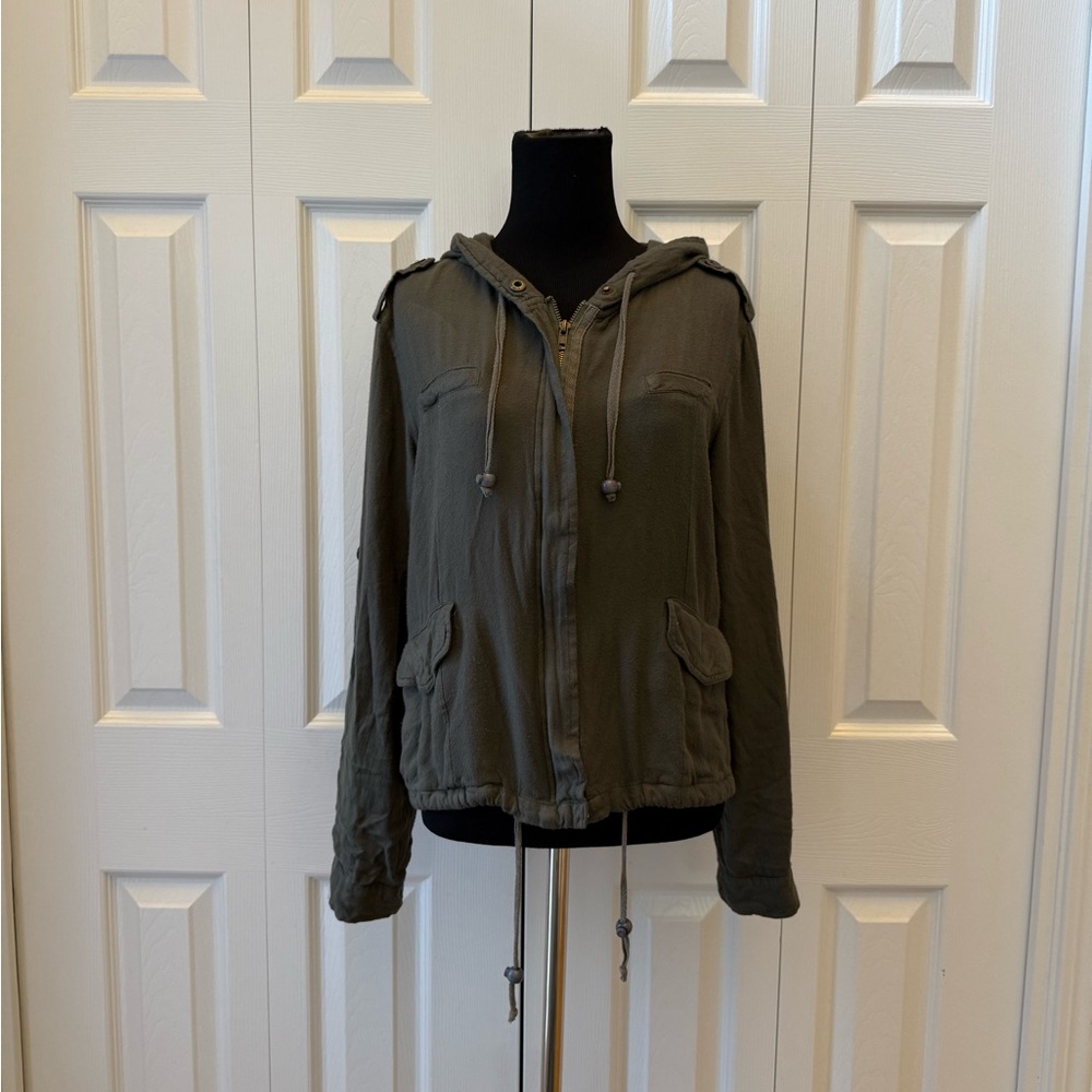 American Rag Hooded Cargo Jacket SZ S
